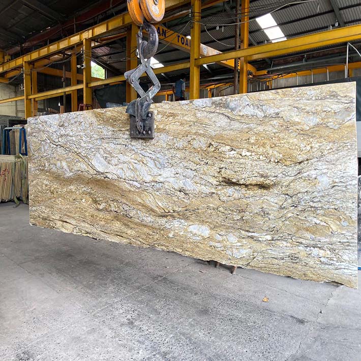 á hoa cương granite vàng bình định